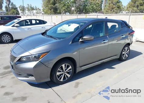 2022 Nissan Leaf S Plus 62 Kwh z USA, uszkodzony, nr VIN 1N4BZ1BV8NC554377